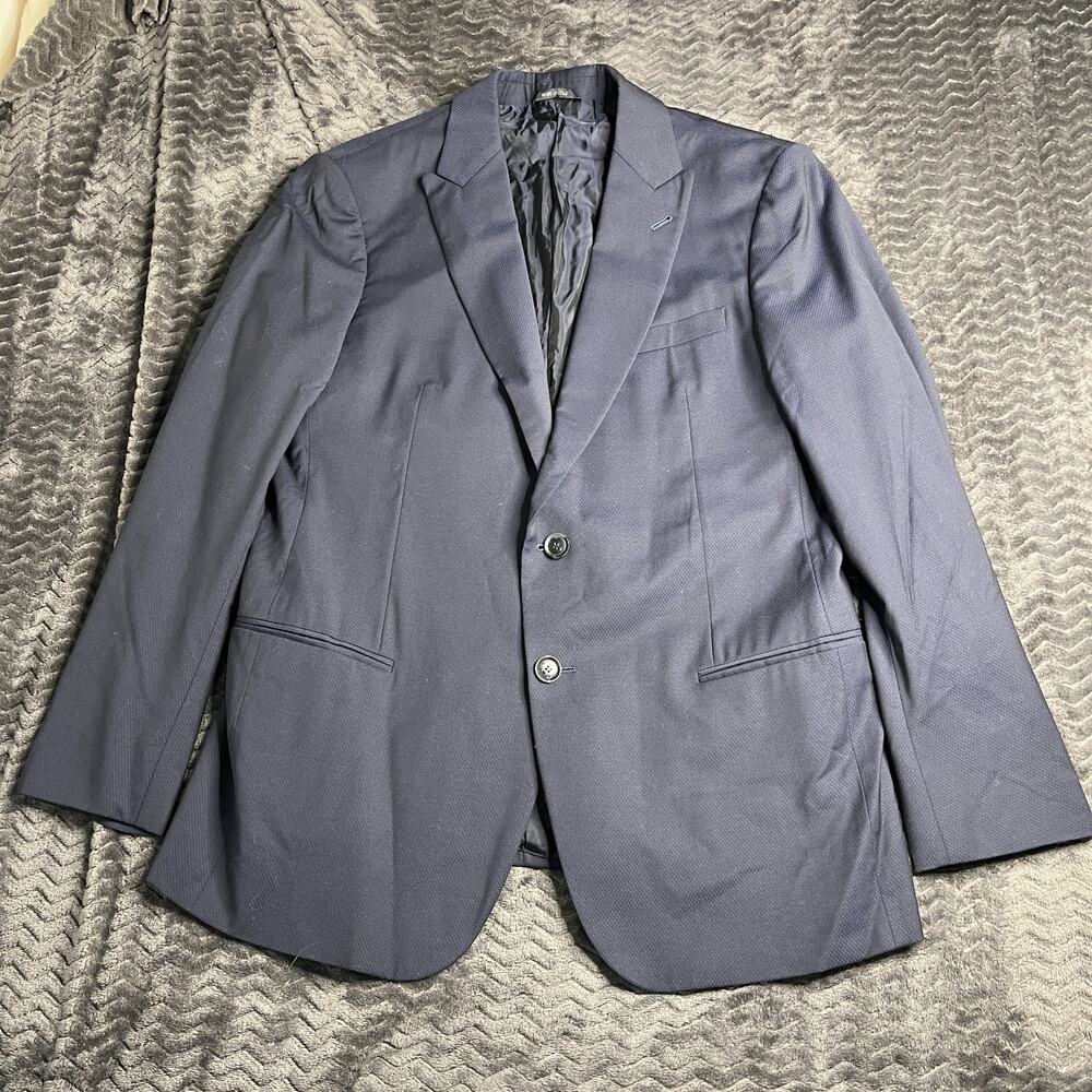 Giorgio Armani Men's Suit Jacket 56 Navy virgin wool NWOT